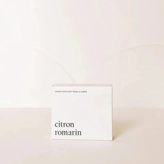Savon exfoliant Citron Romarin