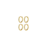 Boucles d'oreilles ROOT, ensemble 2 en 1