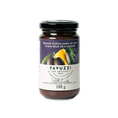 Favuzzi Tapenade d'olives noires au citron