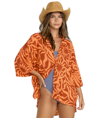 Chemise de plage à manches courtes imprimée