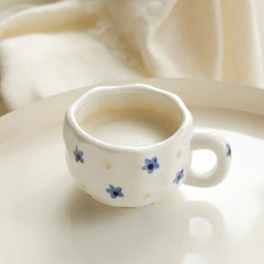 Tasse fleur bleue