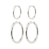 Eve Hoop earrings 2-in-1 set