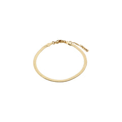 Bracelet chaîne serpent plate joanna