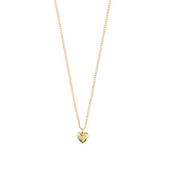 Pilgrim collier pendentif coeur recyclé résistant à l'eau