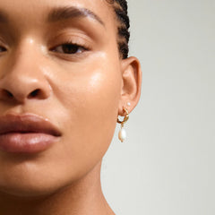 Boucles d'oreilles en perles Jonne, ensemble 2 en 1