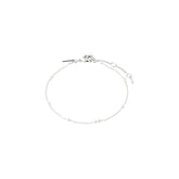 Bracelet ERON en perles recyclées plaqué argent