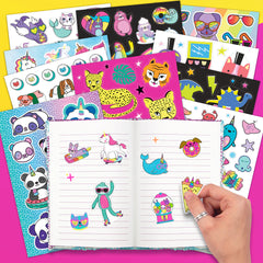 Carnet 1000+ collants animaux