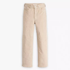 Ribcage Straight Ankle - Pantalon droit côtelé pour femme