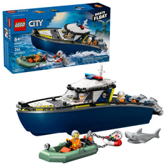 Lego City - Poursuite de police en bateau