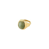 Bague en labradorite plaquée or ROOT