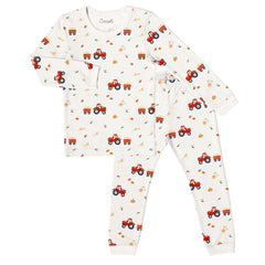 Pyjama en modal Tracteurs 3 mois - 5 ans