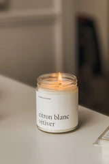 Chandelle Citron blanc vétiver