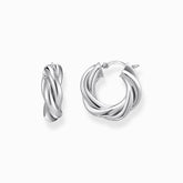 Boucles d'oreilles en plaqué or à motif entrelacé