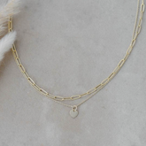 Glee Paperclip heart necklace