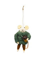 Ornement souris café