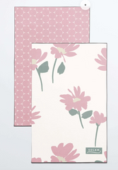 Serviettes à main Collection Marguerite en brise - Beige (Lot de 2)