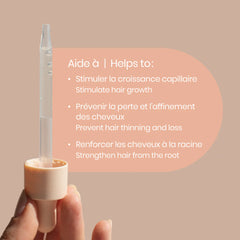Bkind - Sérum capillaire densifiant avec peptides et racine de curcuma