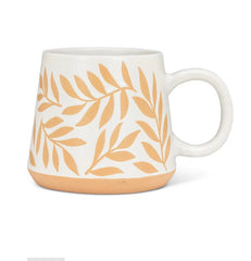 Mug surdimensionné avec des feuilles