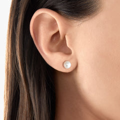 Clous d'oreilles perle