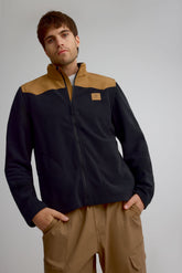 Veste en polar avec manches amovibles
