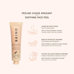 Bkind - Masque visage exfoliant apaisant avec AHA