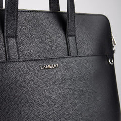 Le Malorie - Mallette 2-en-1 en cuir vegan noir