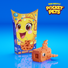 Mini Waffle - Animaux de poche : Poisson 16 pcs