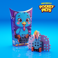 Mini Waffle - Animaux de poche : Dinde 25 pcs