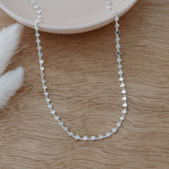 Glee Row of hearts necklace