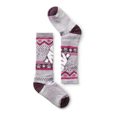 Chaussette de sport d’hiver sous-genou coussin complet avec dessin d’ours polaire pour enfants
