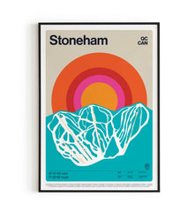Stoneham Ski Map
