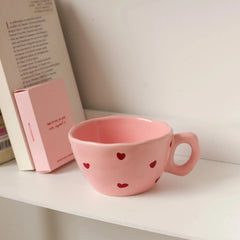 Tasse cœurs imparfaite