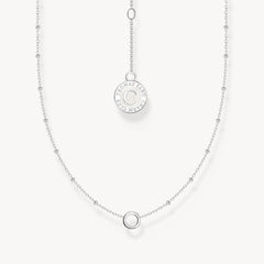 Chaîne Charm ornée de sphères et Charmista Coin en argent