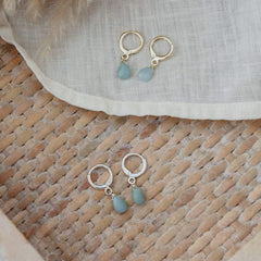 Glee Zia Hoops amazonite