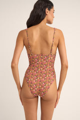 Marie Floral Classic One Piece