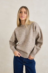 Pull en maille mouchetée Rumi
