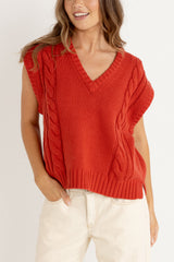 Stanley Cable Knit Vest