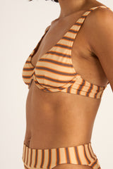 Tide stripe underwire top