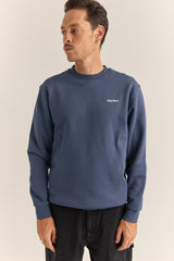 Brand fleece crew