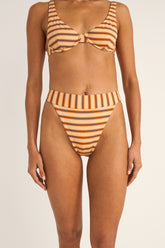 Tide stripe hi banded pant
