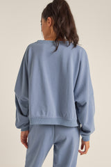 washed out slouch fleece