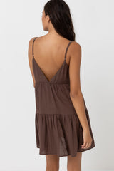classic tiered mini dress