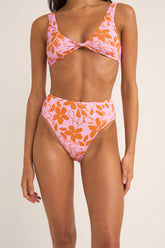bora bora floral hi waist pant