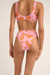 bora bora floral hi waist pant