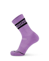 Signature Merino Crew Sock- Pastel Purple