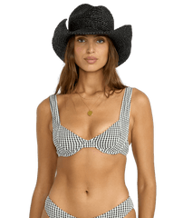 Wave Check Chloe Underwire Bikini Top