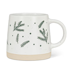 Tasse avec branches de pin