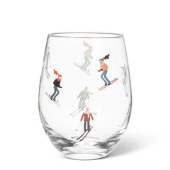 Verre à vin sans pied Skiers