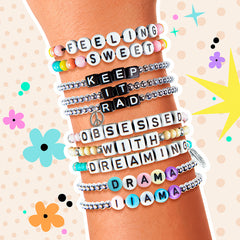 Kit de bracelets à alphabet