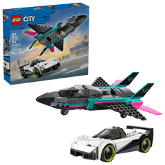 Lego City - Jet vs auto